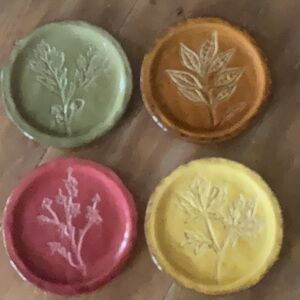 Ceramic leaf plates 4